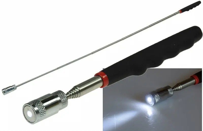 Teleskop Pick-Up Werkzeug mit LED Länge 20-80cm, Zugkraft ca. 3,2kg Top-Angebot