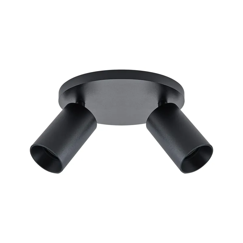 Günstig Deko-Light Can Tilt Round, 2x 7,5 W GU10, Schwarz