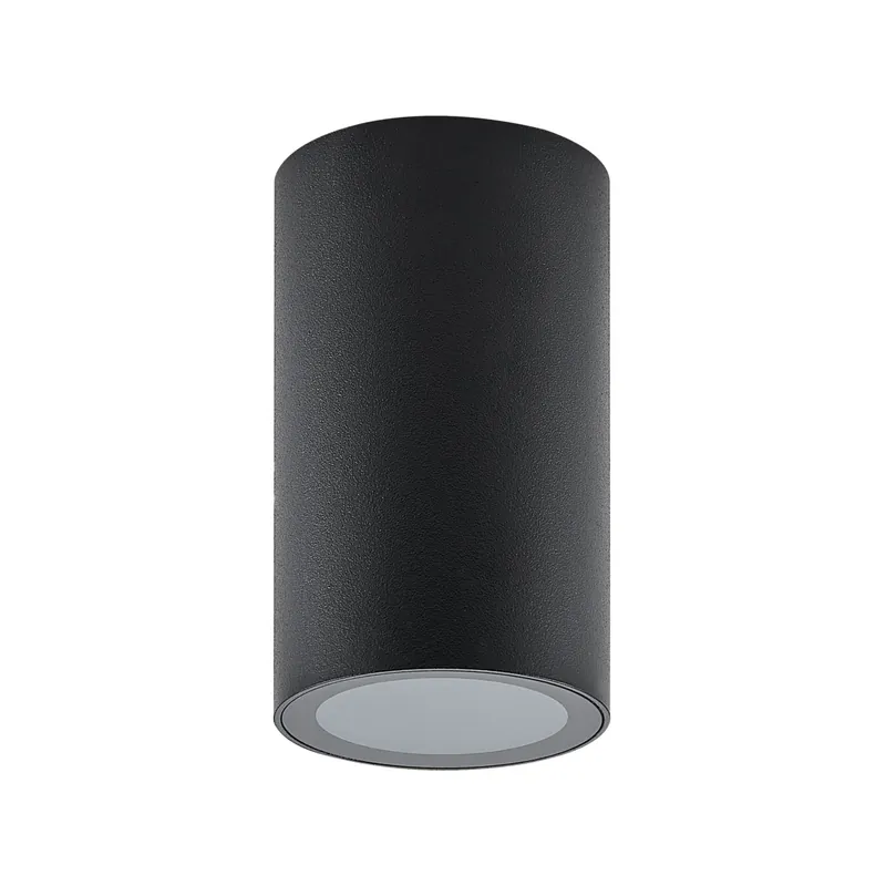 Rabatt Deko-Light Can IP44, 1x 7,5 W GU10, Schwarz