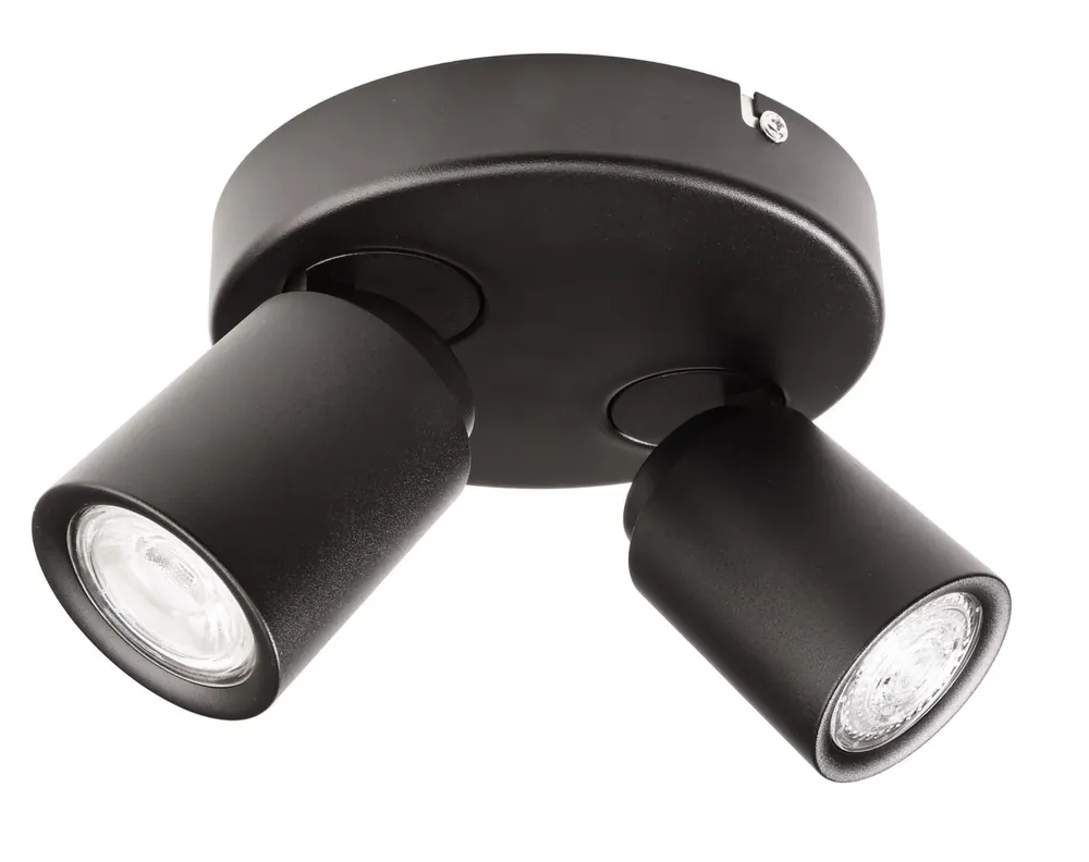 Sonderangebot Deko-Light Librae Round II, 2x max. 50 W GU10, Schwarz
