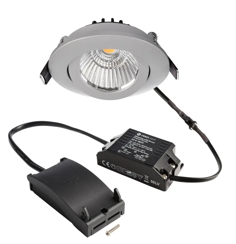 Deko-Light Dione, 8,5 W, DIM, 4000 K, Silber Mega-Angebot