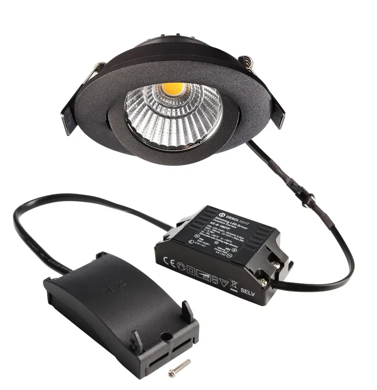 Online Kaufen Deko-Light Dione, 8,5 W, DIM, 3000 K, Schwarz