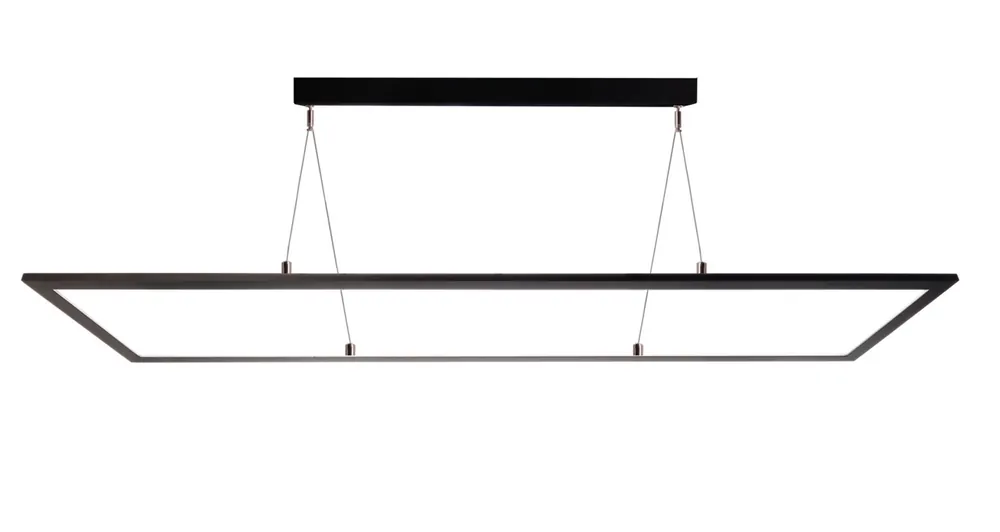 Garantierte Lieferung Deko-Light LED Panel transparent, Eckig, 50 W, DIM, 3000/4000 K, Schwarz