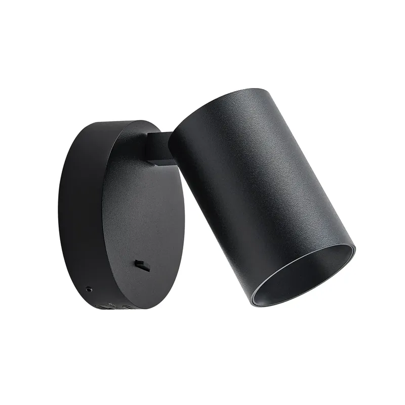 Deko-Light Can Tilt Round USB, 1x 7,5 W GU10, Schwarz Neu