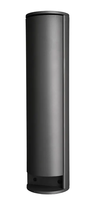 Top-Angebot Steckdosenturm Steckdosensäule 40cm Energiesäule Dunkelgrau Aluminium Druckguss Garten Outdoor IP44