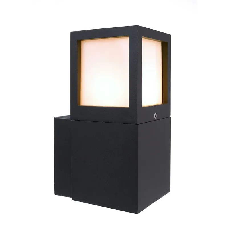 Bestpreis Wandleuchte Facado A Anthrazit LED Aluminium 25cm E27 Wandlampe Außenleuchte