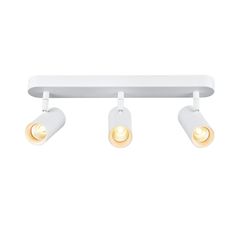 Neue Ware NOBLO®, Wand- und Deckenaufbauleuchte, triple, rund, 2700 K, 19 W, PHASE, 32°, weiß