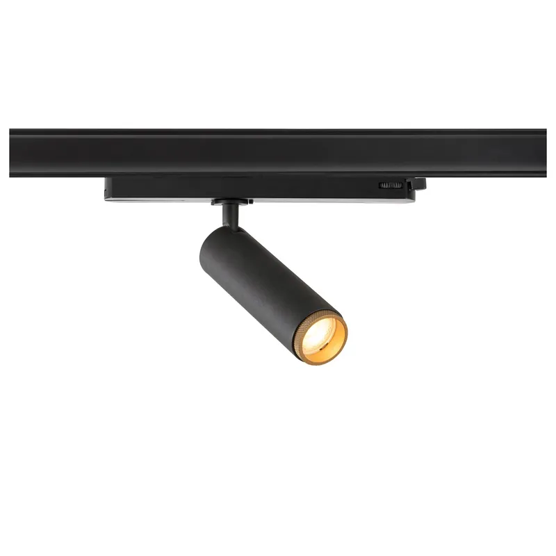 GRIP! M, 3~ Spot, zylindrisch, 3000 K, 20 W, PHASE, 42°, schwarz / gold Preisreduziert