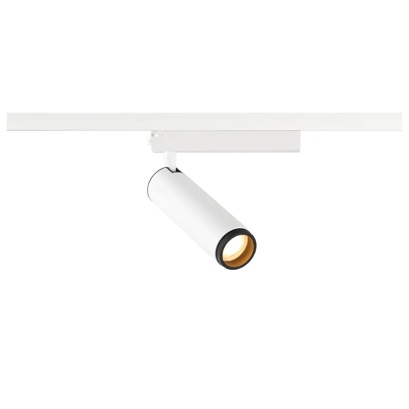 GRIP! M, 1~ Spot, zylindrisch, 2000-3000 K, 15 W, Dim-to-Warm, PHASE, 42°, weiß / schwarz Neu