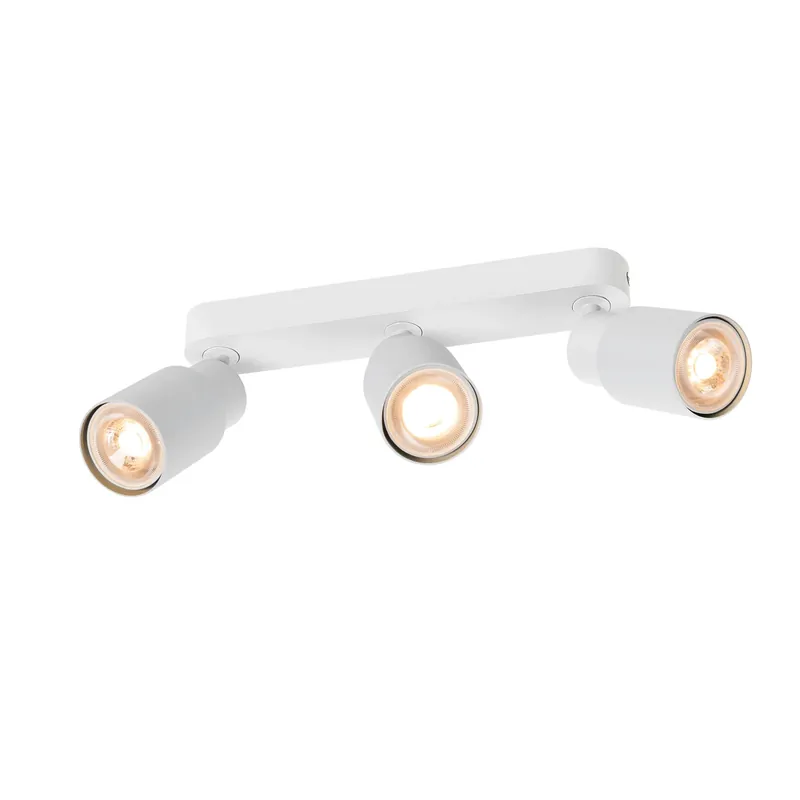 Preiswert PURI 2.0 Tube, Wand- und Deckenaufbauleuchte, long, 3 x max. 6 W GU10, weiß