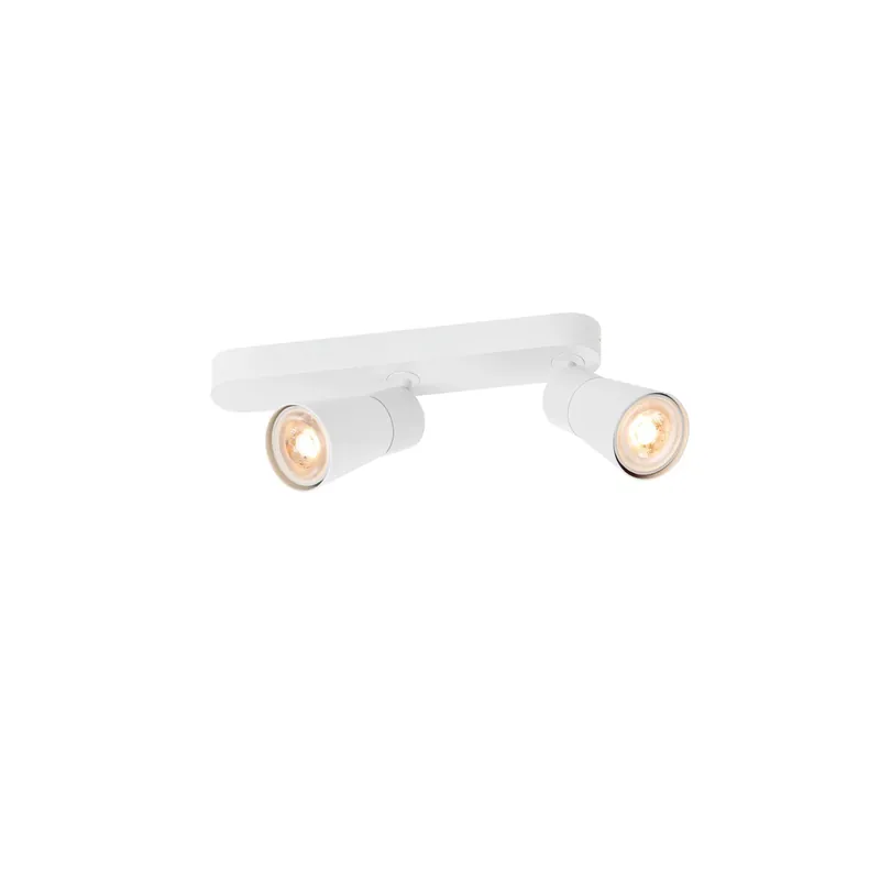 Sofort Bestellen PURI 2.0 Cone, Wand- und Deckenaufbauleuchte, asymmetrisch, 2 x max. 6 W GU10, weiß