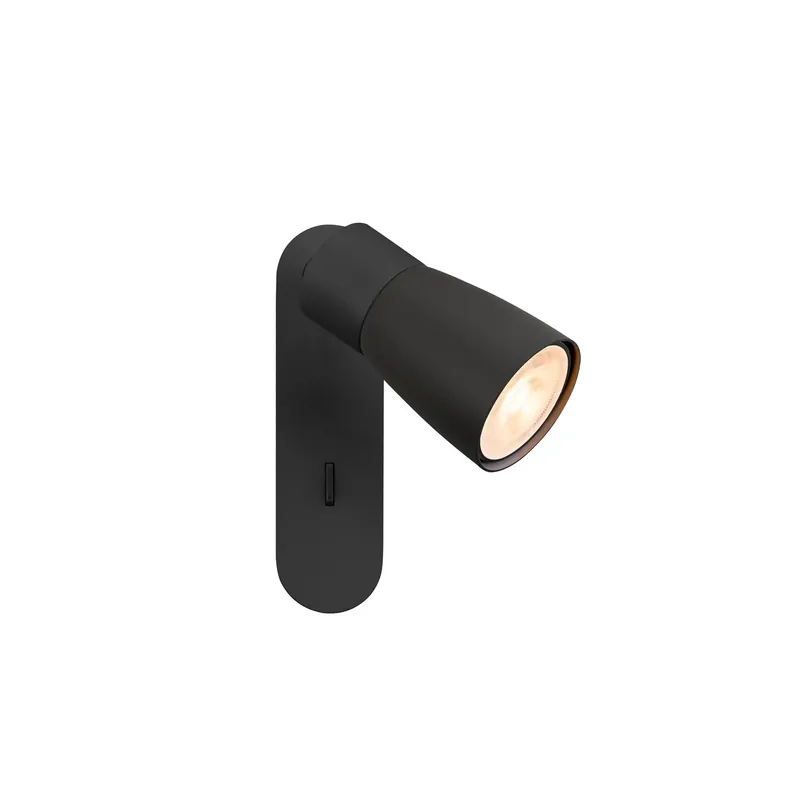 Highlight PURI 2.0 Dome, Wand- und Deckenaufbauleuchte, Schalter, rechteckig, 1x max. 6 W GU10, schwarz