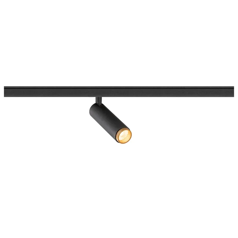 Preis Gesenkt GRIP! S, 48V Spot, zylindrisch, 2000-3000 K, 9.8 W, DALI, Dim-to-Warm, 29°, schwarz / gold