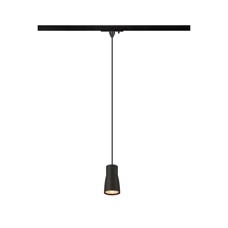 Geprüft PURI 2.0 Dome, 1~ Pendelleuchte, GU10, Pendellänge 200 cm, 1x max. 6 W, schwarz