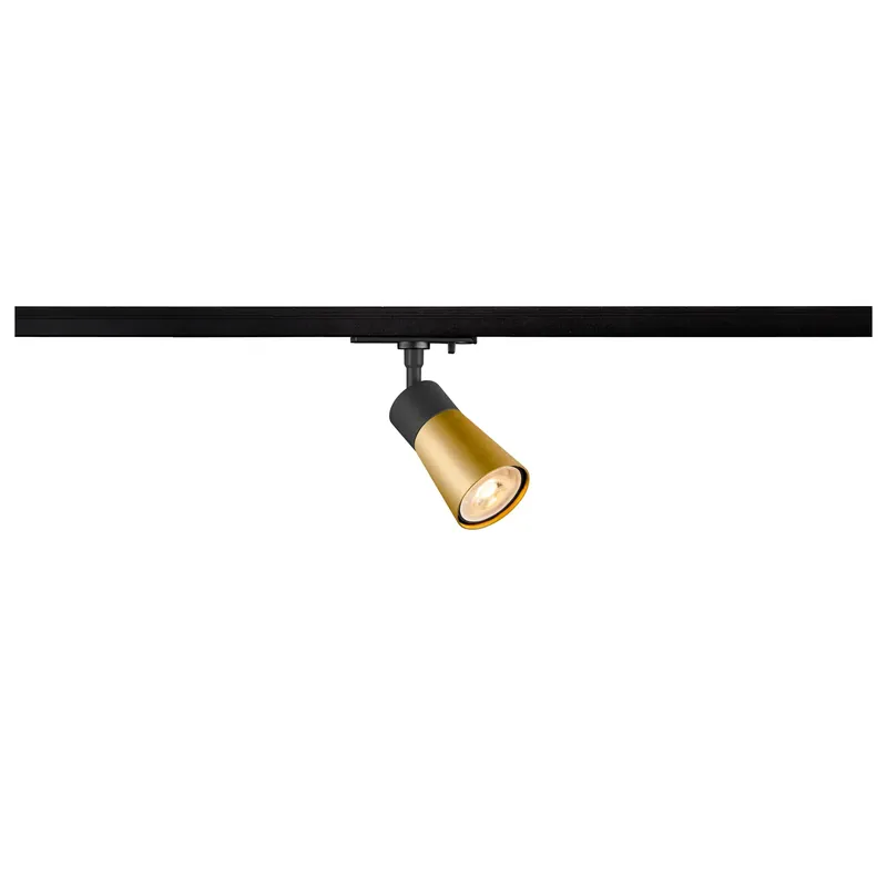 Neue Kollektion PURI 2.0 Cone, 1~ Spot, GU10, 1x max. 6 W, schwarz / gold