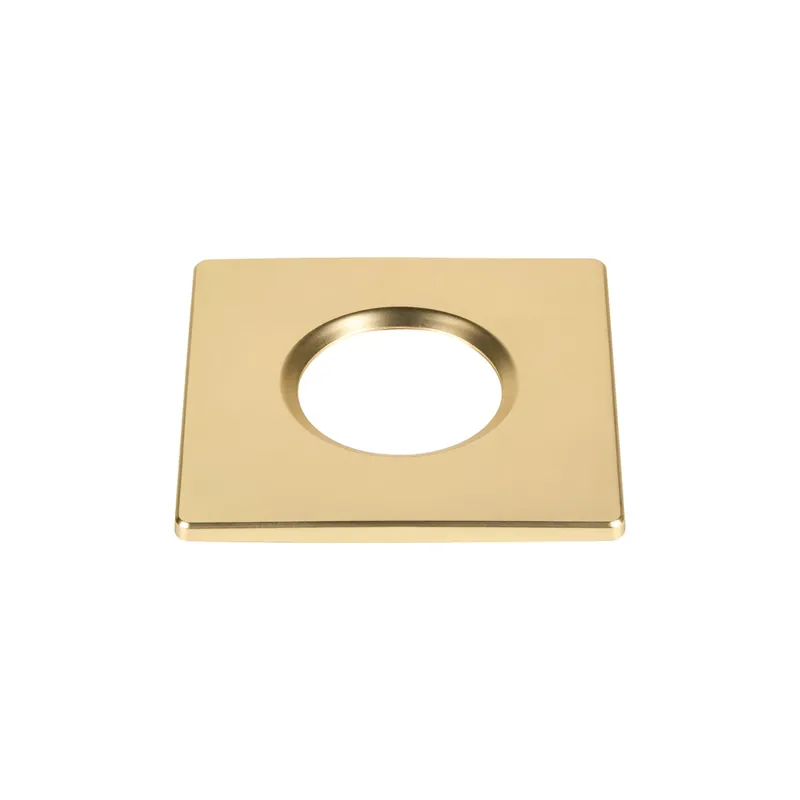 UNIVERSAL DOWNLIGHT Abdeckung, für Downlight, IP65, eckig, gold matt Kracherpreis