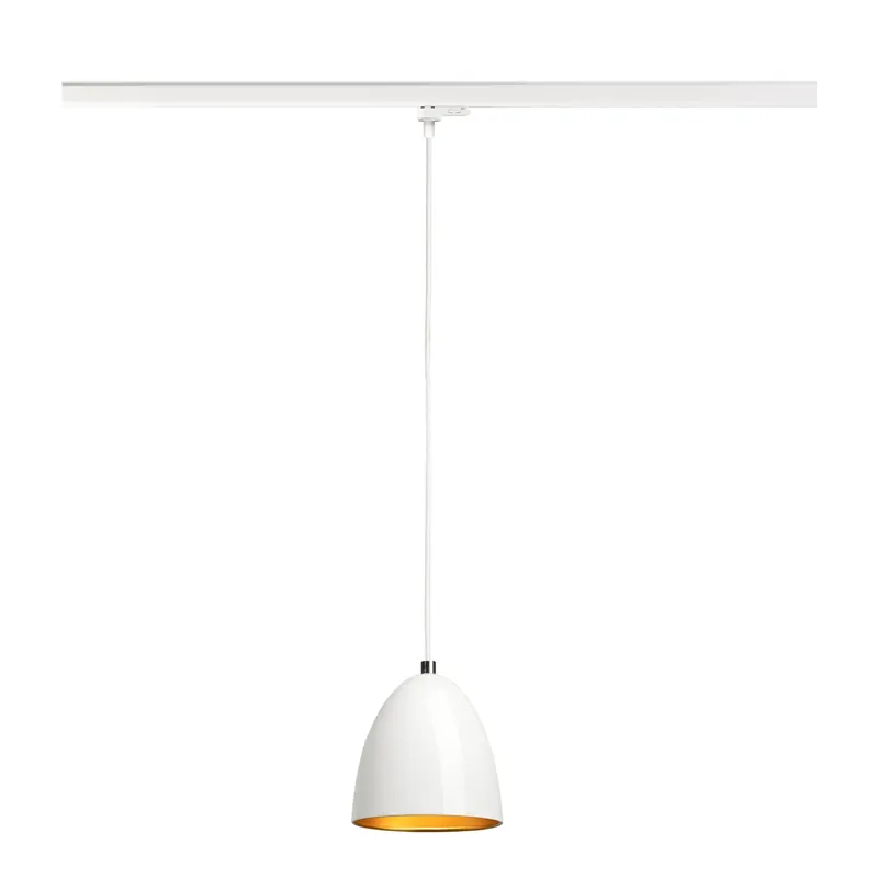 PARA CONE 14, Pendelleuchte für 3 Phasen System, GU10, weiß/gold Top-Seller