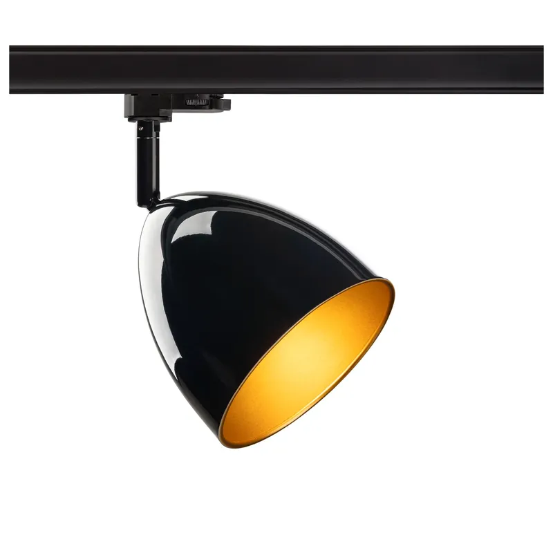 PARA CONE 14, 3 Phasen System Leuchte, GU10, schwarz/gold Saisonangebot