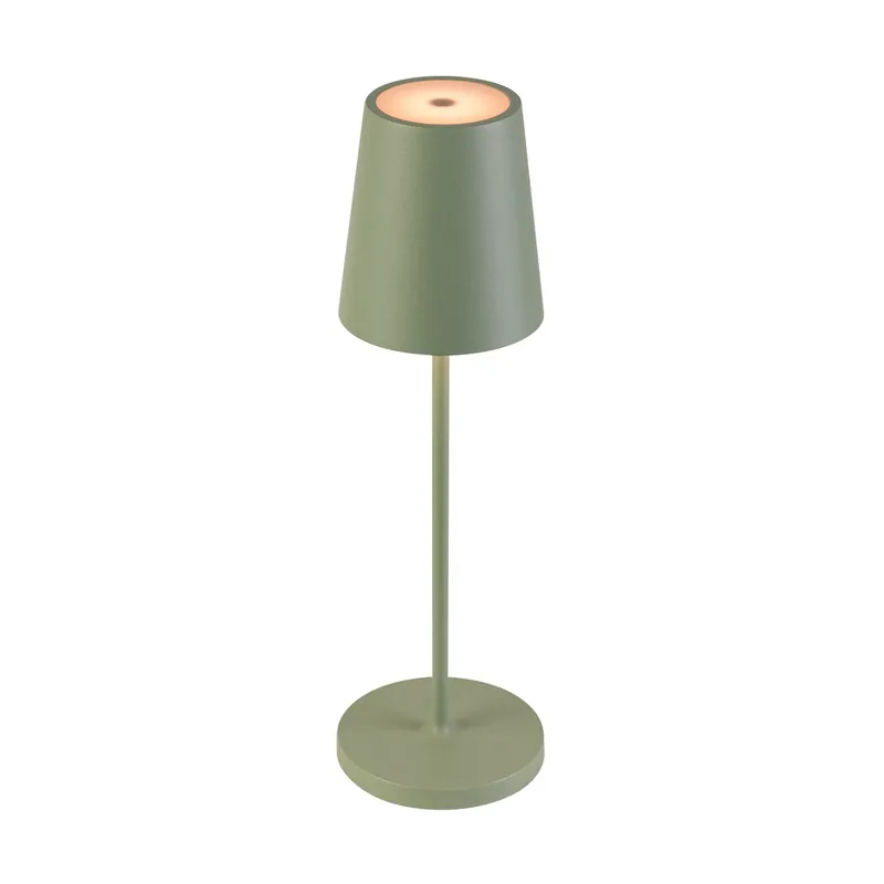 Top-Angebot VINOLINA TWO, Tischleuchte, Akku, IP65, 2200/2700/3000 K, TOUCH, grün