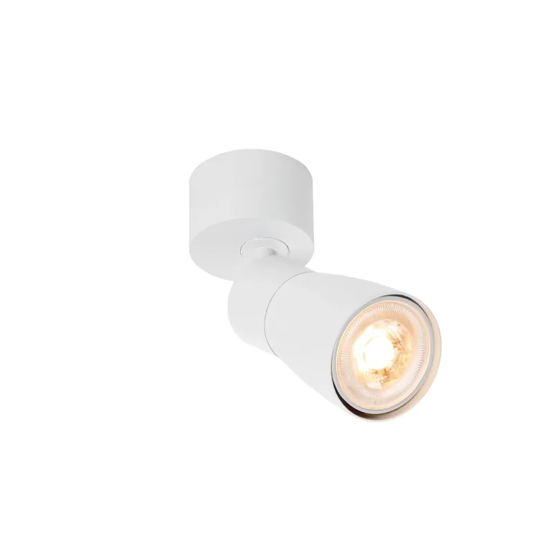PURI 2.0 Dome, Wand- und Deckenaufbauleuchte, 1x max. 6 W GU10, weiß Sonderangebot