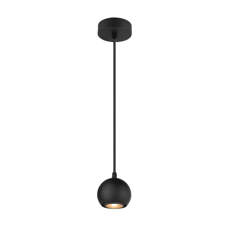 Saisonangebot LIGHT EYE® 90, Pendelleuchte, GU10, Pendellänge 150 cm, 1x max. 6 W, matt schwarz