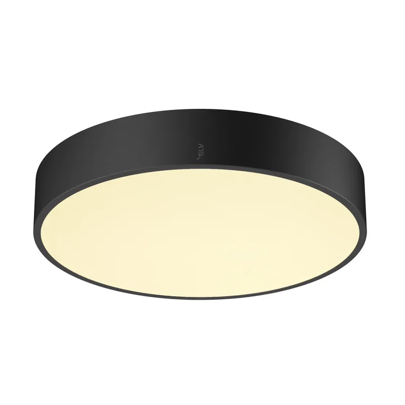 Aktuell MEDO® PRO 40, Wand- und Deckenaufbauleuchte, rund, 3000/4000 K, 19 W, Phasenabschnitt, 80°, UGR <19, schwarz