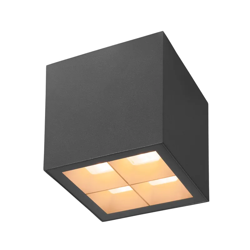 S-CUBE, Deckenaufbauleuchte, 2700/3000 K, 15 W, PHASE, 80°, anthrazit Abverkauf