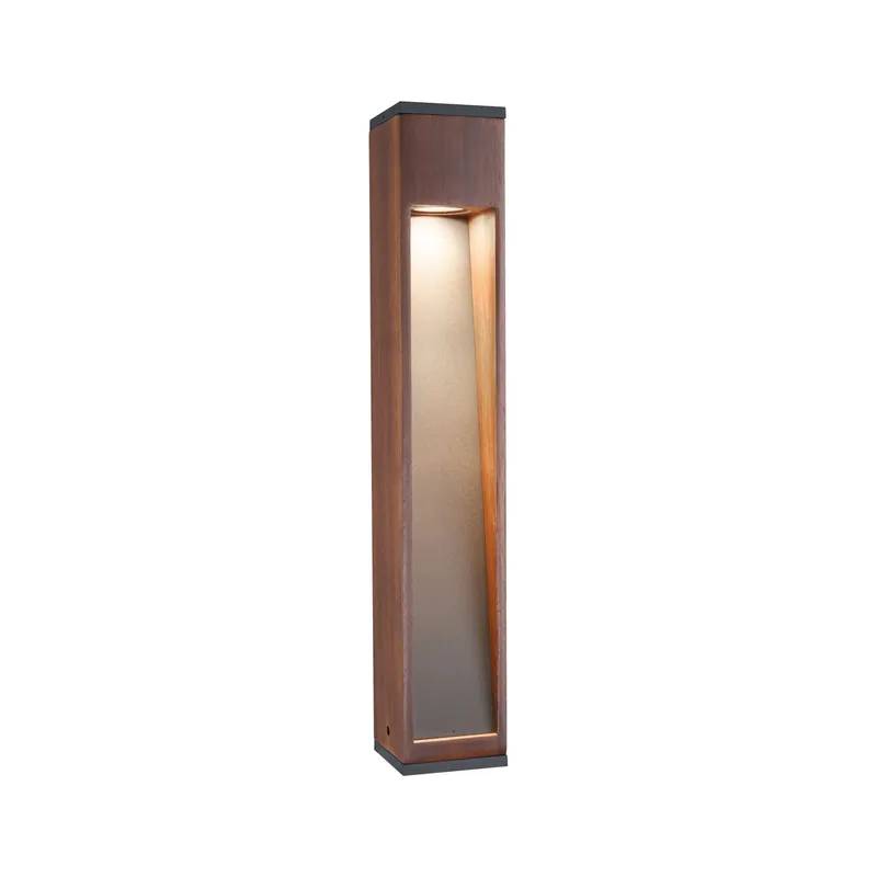 Paulmann Pollerleuchte Trabia IP44 eckig 600mm 3000K 3,5W 230lm 230V 38° Holz GU10 Holz Top-Angebot