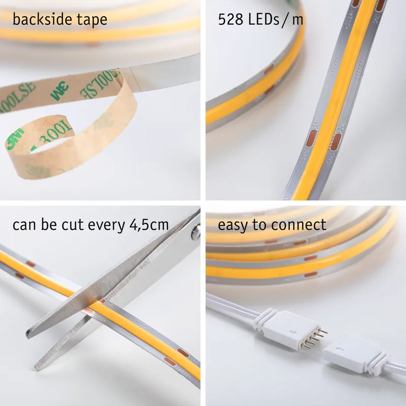 Neue Kollektion Paulmann MaxLED 1000 LED Strip COB Basisset 1,5m 18W 1620lm 528LEDs/m 2700K 40VA