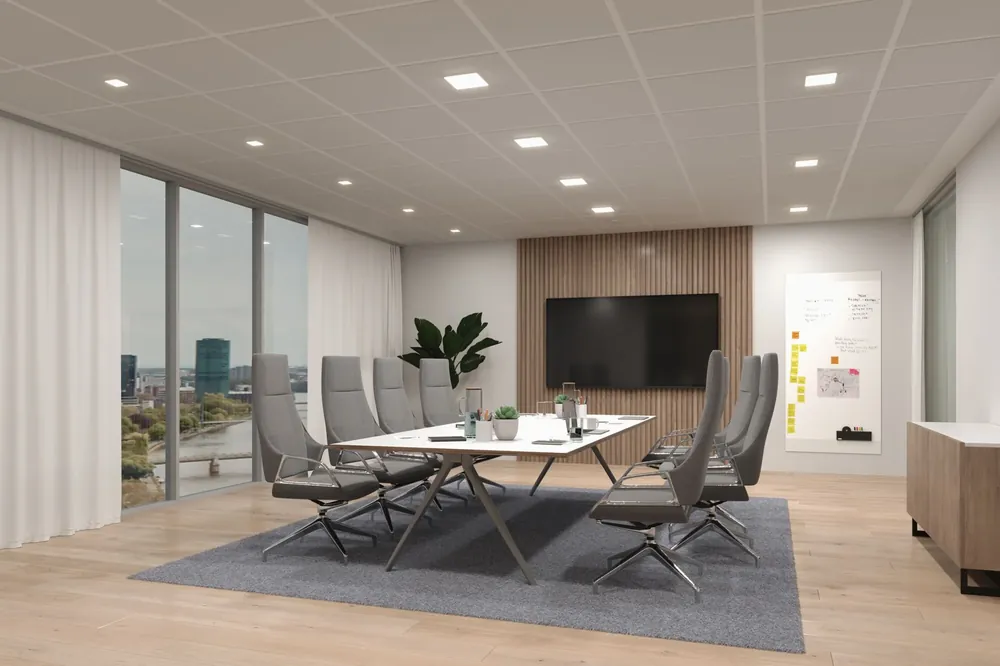 Paulmann VariFit LED Einbaupanel Veluna Edge IP44 eckig 90x90mm 500lm 4000K Weiß dimmbar Must-Have