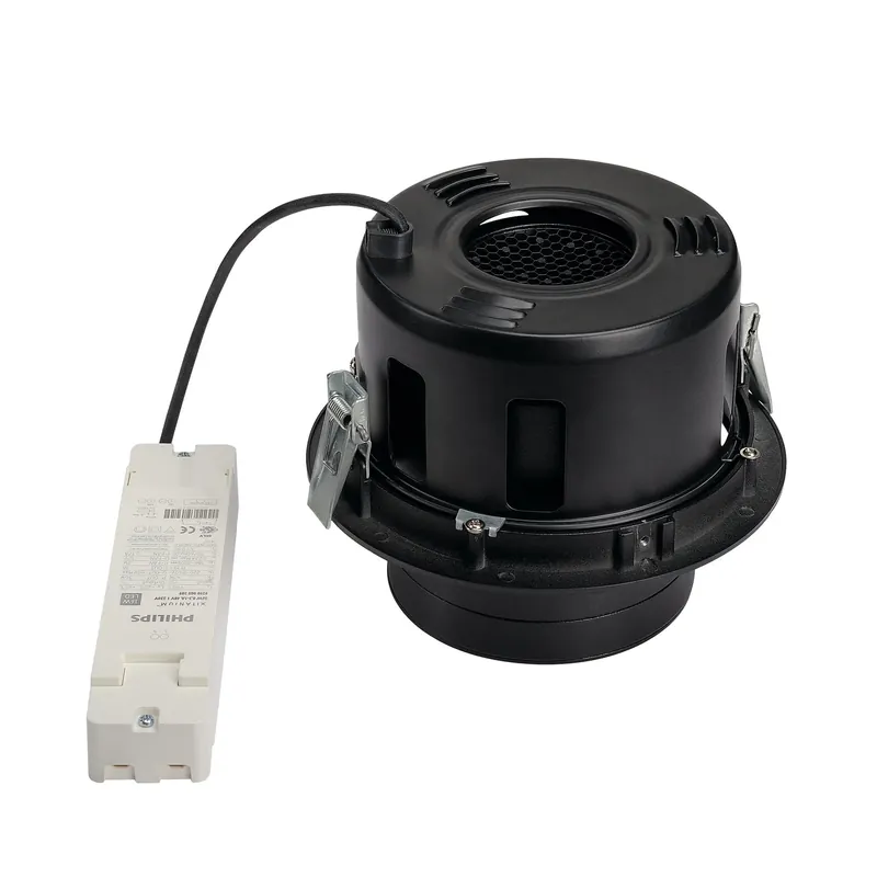 Expressversand SLV SUPROS MOVE Indoor LED Deckeneinbauleuchte schwarz rund 4000K 60° CRI90 2700lm