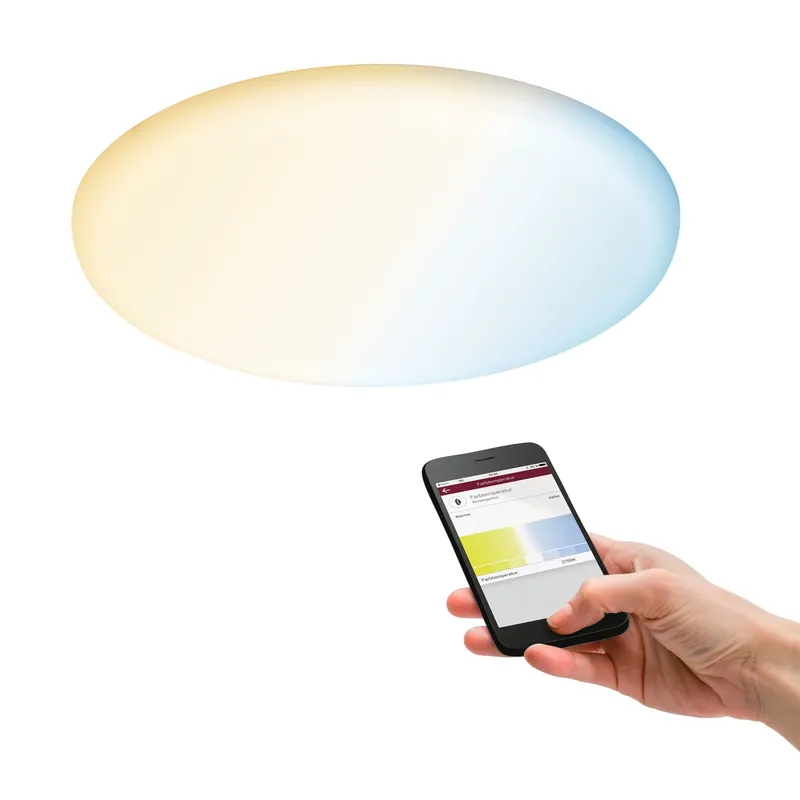 Preiswert Paulmann EB Panel Veluna VariFit IP44 17W TuneW Zigbee 215mm Kst