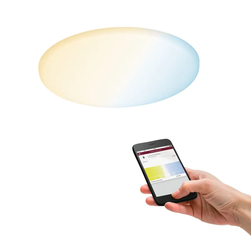 Paulmann EB Panel Veluna VariFit IP44 15W TuneW Zigbee 185mm Kst Begrenztes Angebot
