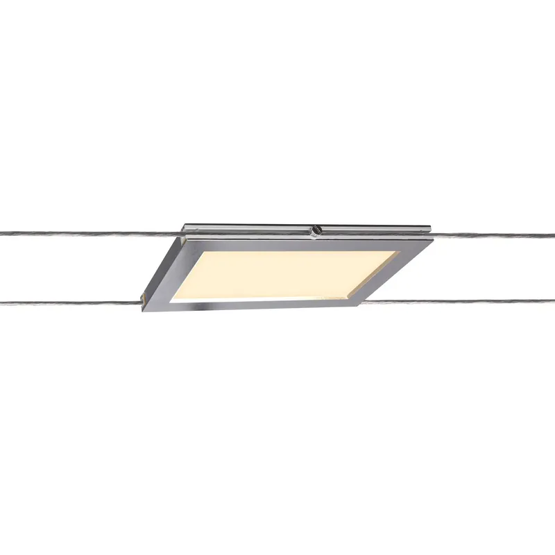 Top-Preis SLV PLYTTA rectangular, Seilleuchte für TENSEO Niedervolt-Seilsystem, 2700K, chrom