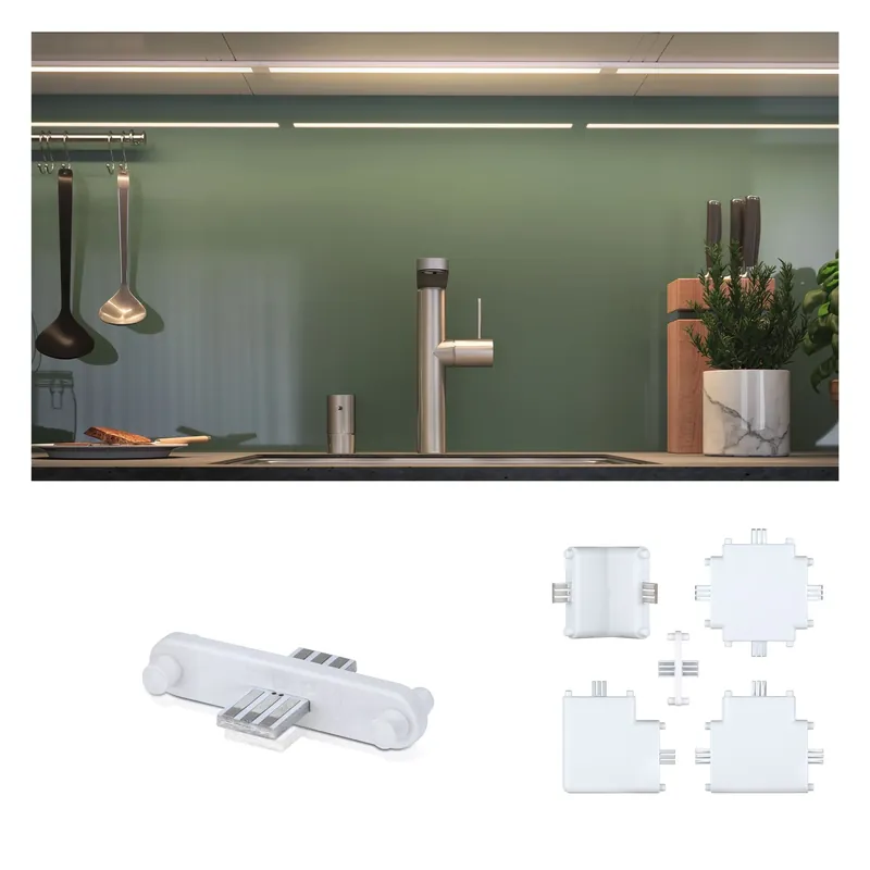 Top-Preis Paulmann Clever Connect Linien-Verbinder Border 12V Weiß matt/Kunststoff