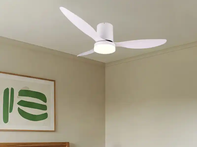 Must-Have RL LIVE YOUR LIGHT Deckenventilator GÖTEBORG mit Licht und Fernbedienung in Weiß, Ø 132cm