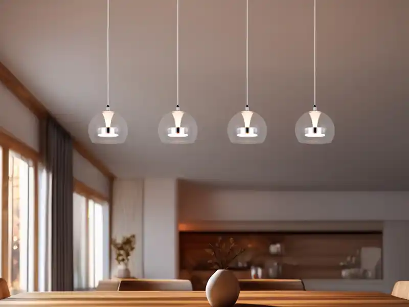 Neuheit Trio Leuchten LED Pendelleuchte FLYNT mit Switch Dimmer & Lichtfarbe einstellbar, Breite 97cm