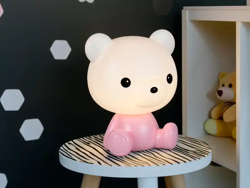 RL LIVE YOUR LIGHT Ausgefallene USB Tischlampe CUTIE mit RGB Farbwechsel, Rosa, Höhe 25cm Heißes Angebot