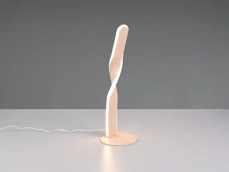 Highlight RL LIVE YOUR LIGHT LED Tischlampe GINKO, Metall Beige, Höhe 40,5cm