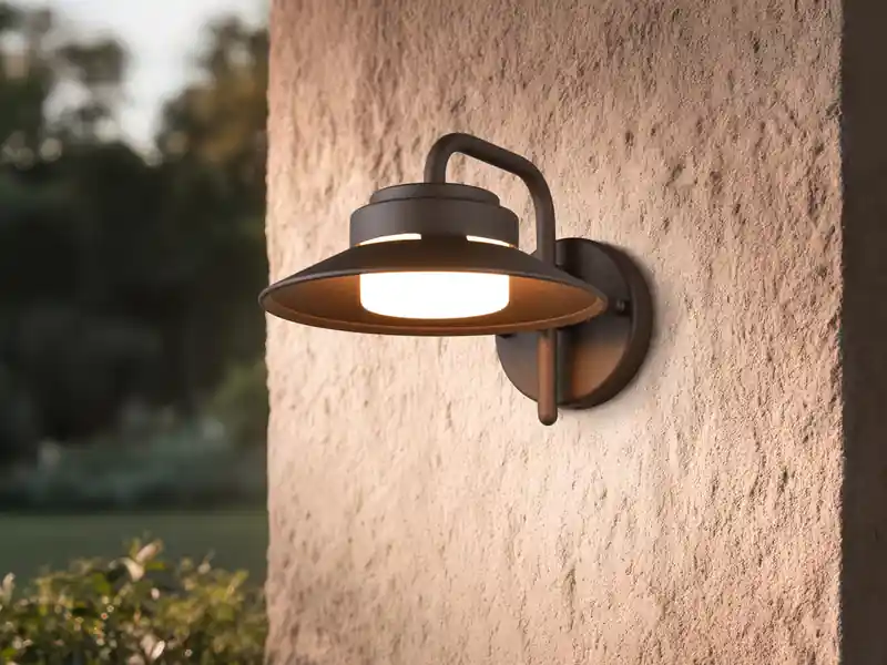 meineWunschleuchte LED Außenwandleuchte Laterne in Rostoptik, Salzluft resistent, Höhe 16,5cm Bestpreis