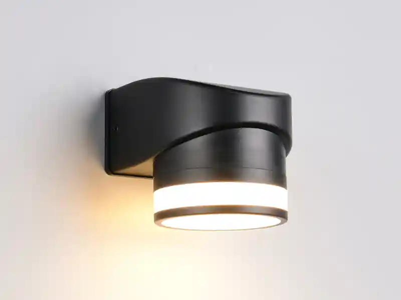 RL LIVE YOUR LIGHT LED Außenwandleuchte CUSCO Downlight in Schwarz, Höhe 10cm Saisonangebot