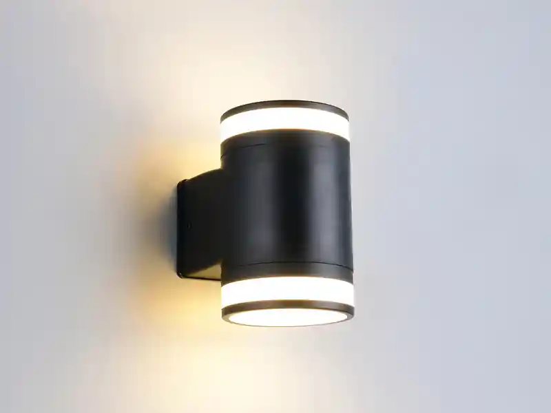 Top-Preis RL LIVE YOUR LIGHT LED Außenwandleuchte CUSCO Up and Down in Schwarz, Höhe 14cm