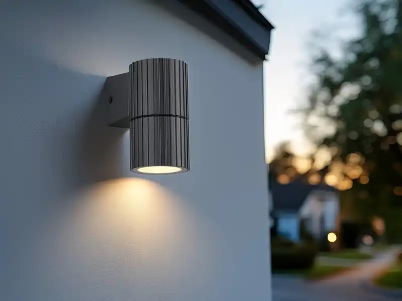 Super-Preis Trio Leuchten Außenwandleuchte PARANA Downlight Anthrazit geriffelt, Höhe 11cm