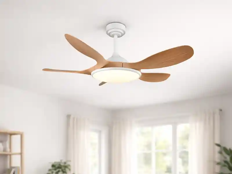 RL LIVE YOUR LIGHT Deckenventilator FLEN in Holzoptik mit LED Licht und Fernbedienung Ø 108cm Top-Preis