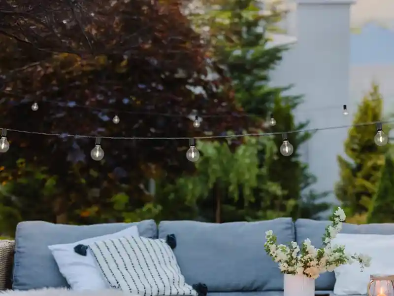 RL LIVE YOUR LIGHT Outdoor Lichterkette MOOD mit Solar & USB aufladbar, Länge 5,7 Meter Preis Gesenkt