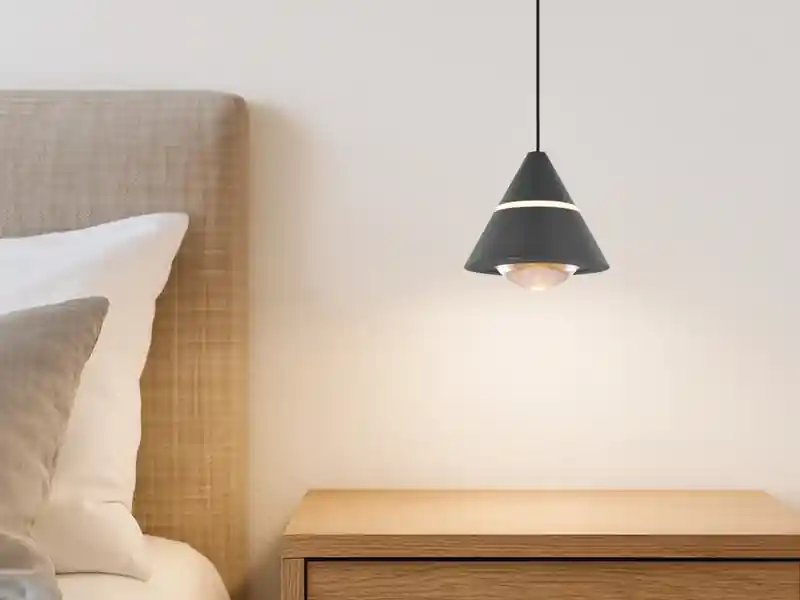 Saisonangebot Trio Leuchten Kleine LED Pendelleuchte ROMEO höhenverstellbar, einflammig, Schwarz Ø 10cm