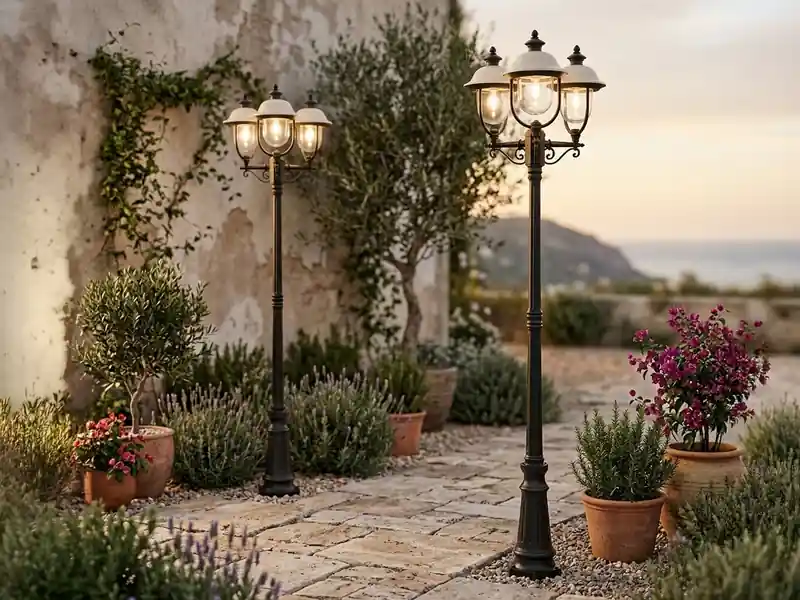 Konstsmide 2er-Set Gartenlaterne PARMA, Edelstahl Lampendach, 3 x E27, IP43 Jetzt Bestellen
