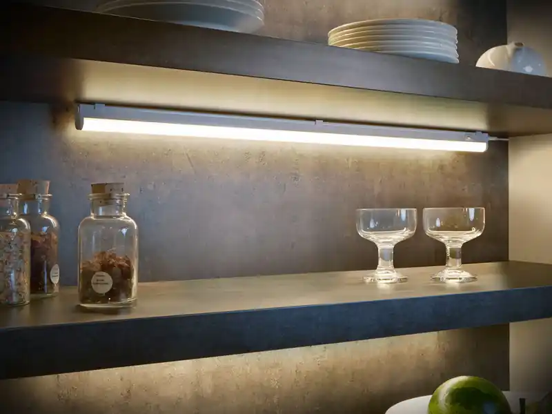 Günstig Trio Leuchten LED Unterbauleuchte RAMON mit Schalter & 230V Direktanschluss, Länge 84cm