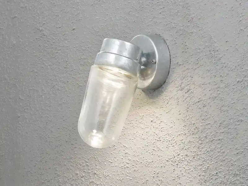 Online Kaufen Konstsmide Industrial LED Außenwandleuchte VEGA Stahl & Klarglas, Höhe 24,5cm