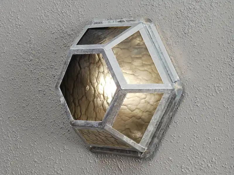 Konstsmide Außenleuchte CASTOR für Wand & Decke, Höhe 30cm, Stahl galvanisiert Wochenendangebot